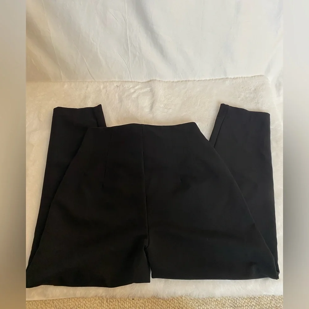 Women black high waist pant size small
